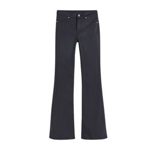 Women's size 14 Flared Twill Pants H&M  High Waist Stretch